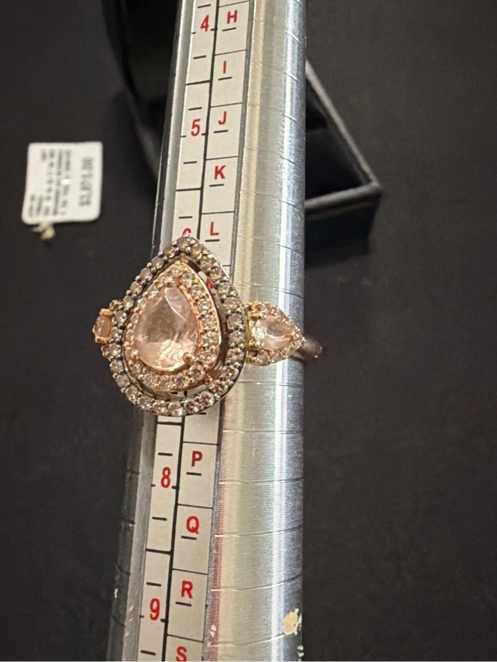 14k Le Vian Crème Brûlée Morganite And Colored Natural Diamond Ring